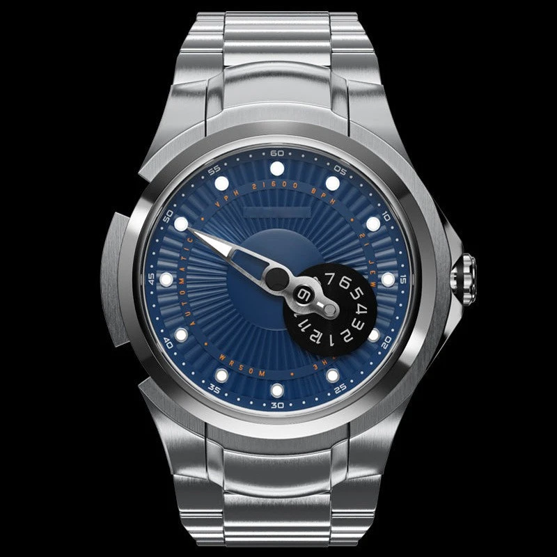 Creative Single Needle Disc Men's Mechanical Watch