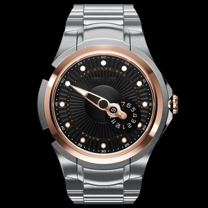Creative Single Needle Disc Men's Mechanical Watch