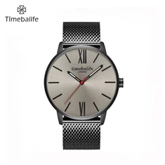 Alloy Band Men Quartz Watch
