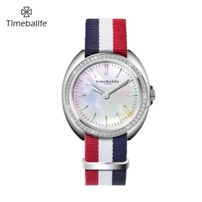 „Quick Release“ moterys „Nylon Strap Watch“